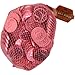 Fort Knox Metallic Foiled Milk Chocolate Pretty Pink Large Coins in 1 Lb. Mesh Bag