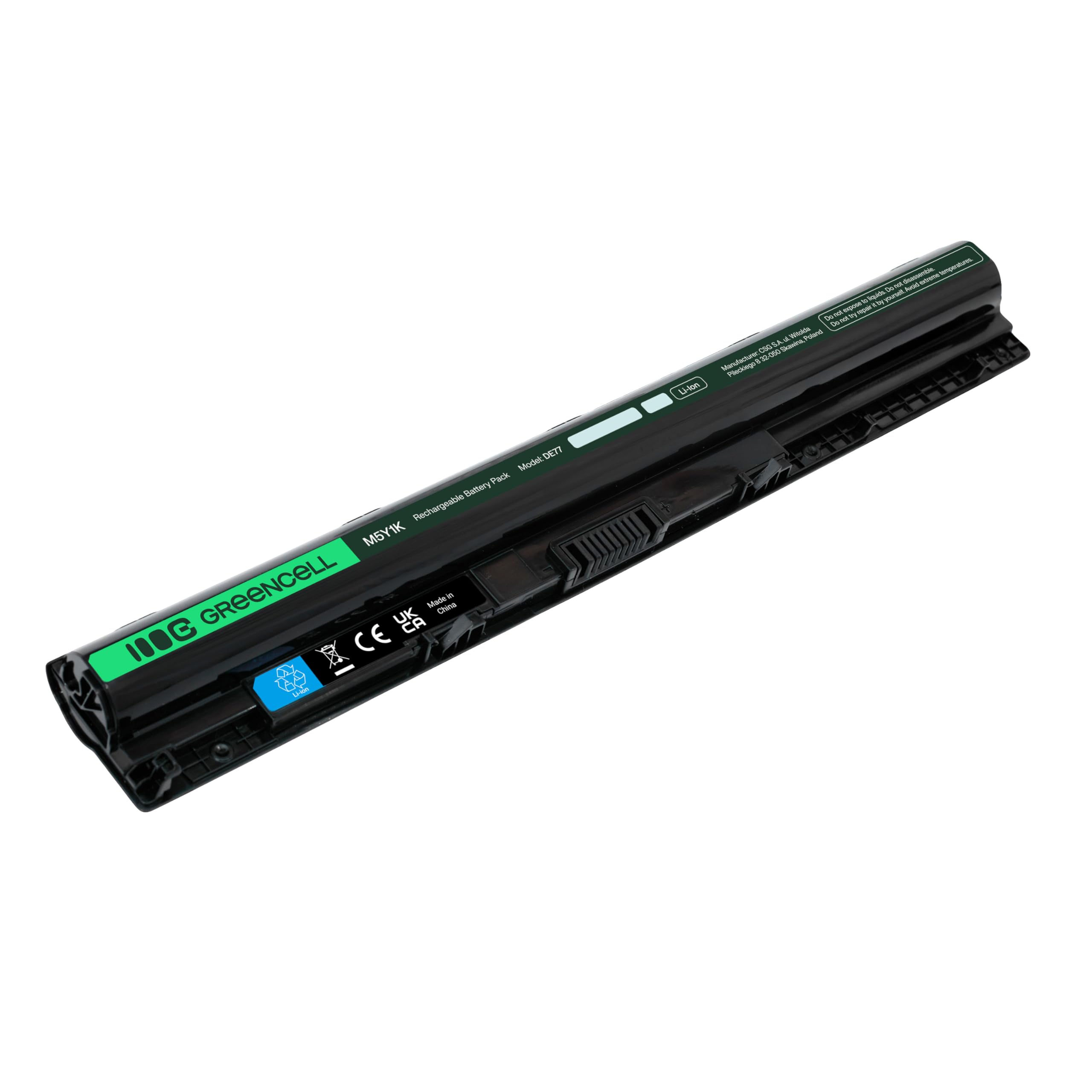 GreenCell do Dell Inspiron 3451 3555 3558 5551 5552 5555 (14.4-14.8 V, 2200 mAh, Kolor czarny) 53-BBBR GXVJ3 HD4J0 HD4JO K185W M5Y1K WKRJ2 P60G001 P60G002 P60G003 P60G004