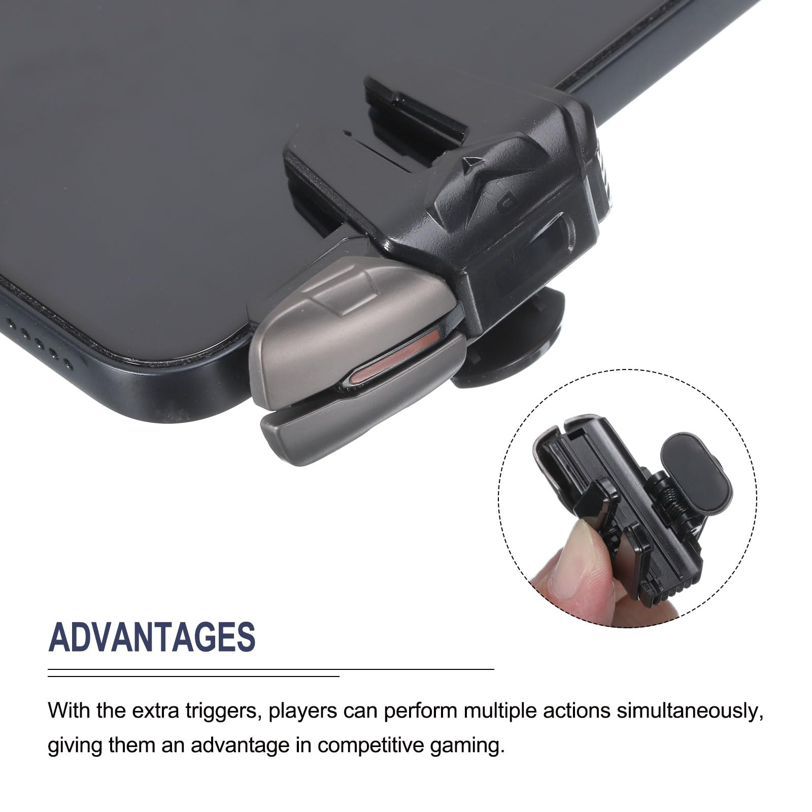 Generic The G21 mobile game trigger is an ergonomic retractable gamepad with auxiliary buttons and mechanical buttons for mobile games | Nigeria Generic The G21 mobile game trigger is an ergonomic retractable gamepad with auxiliary buttons and mechanical buttons for mobile games | Nigeria