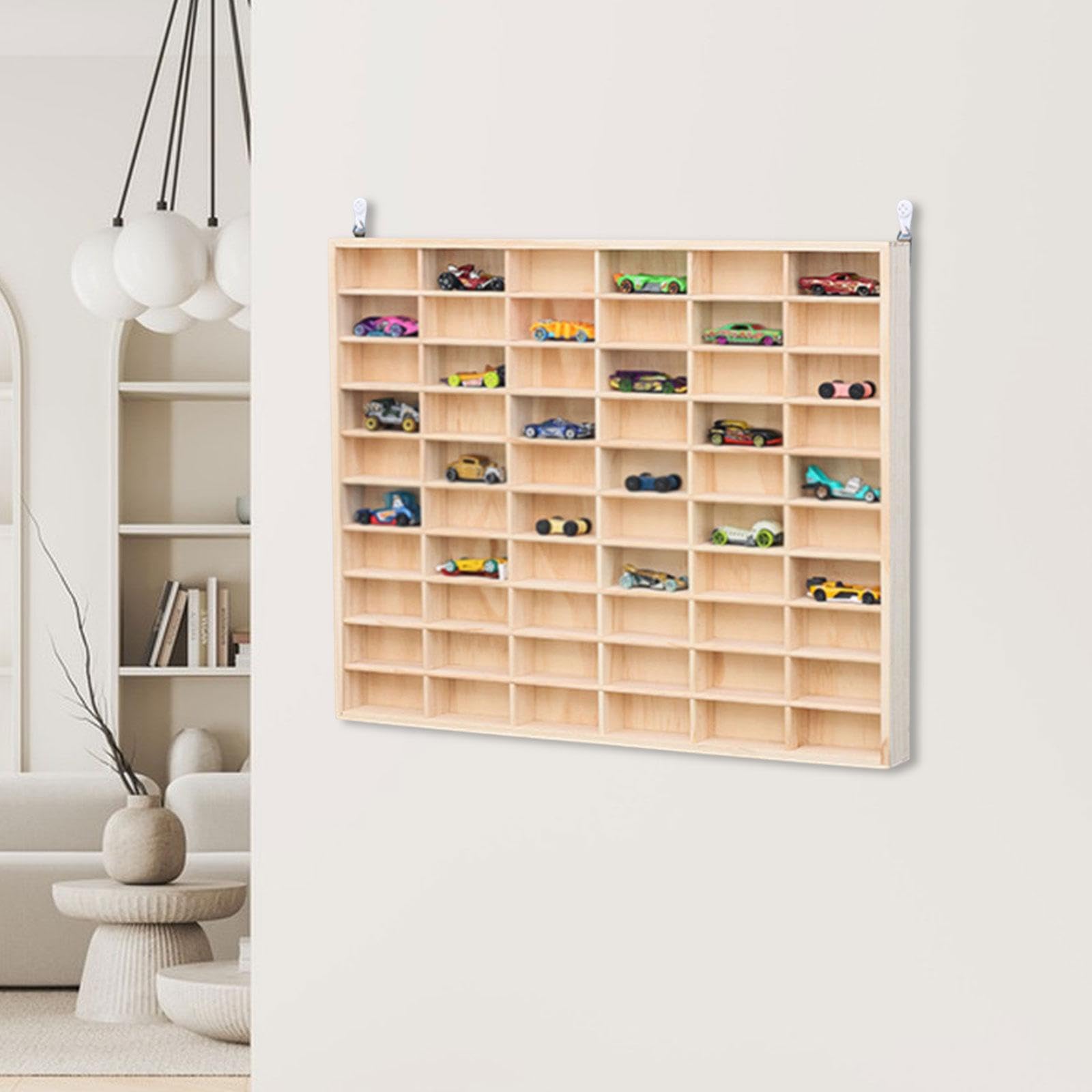 Expositor De Madera Maciza para Coleccionables,Sin Tapa