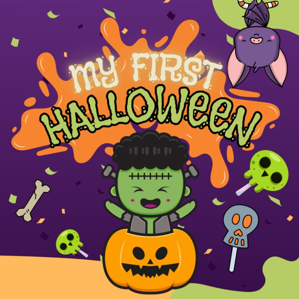 My First Halloween: High Contrast Baby Book for Newborns
