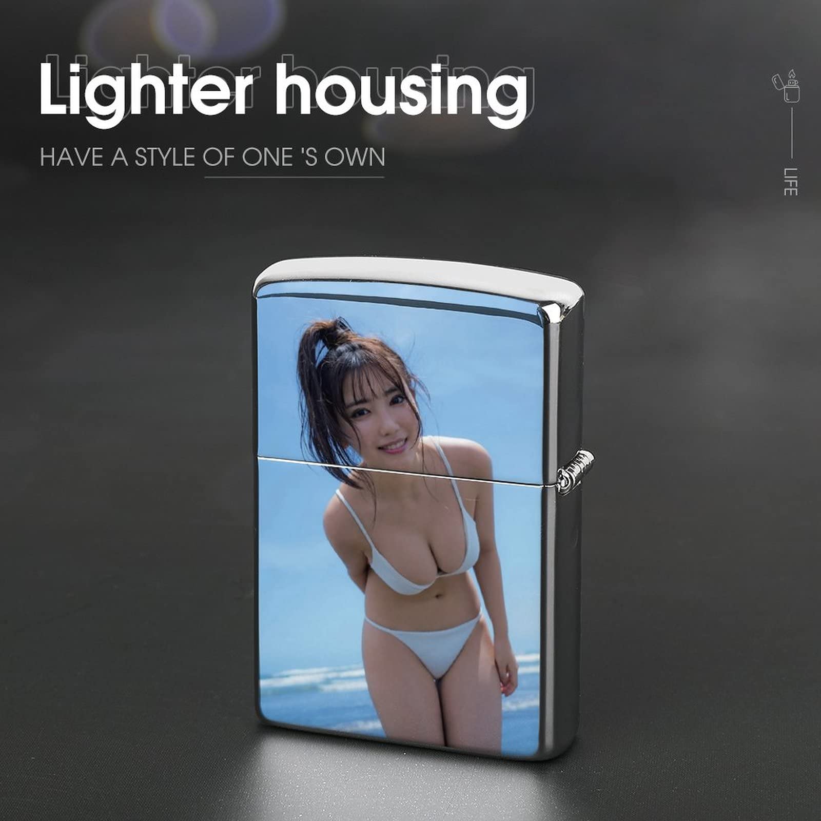 Amazon.co.jp: ライターケース セクシーな美しさ沢口愛華 (87) ZIPPO