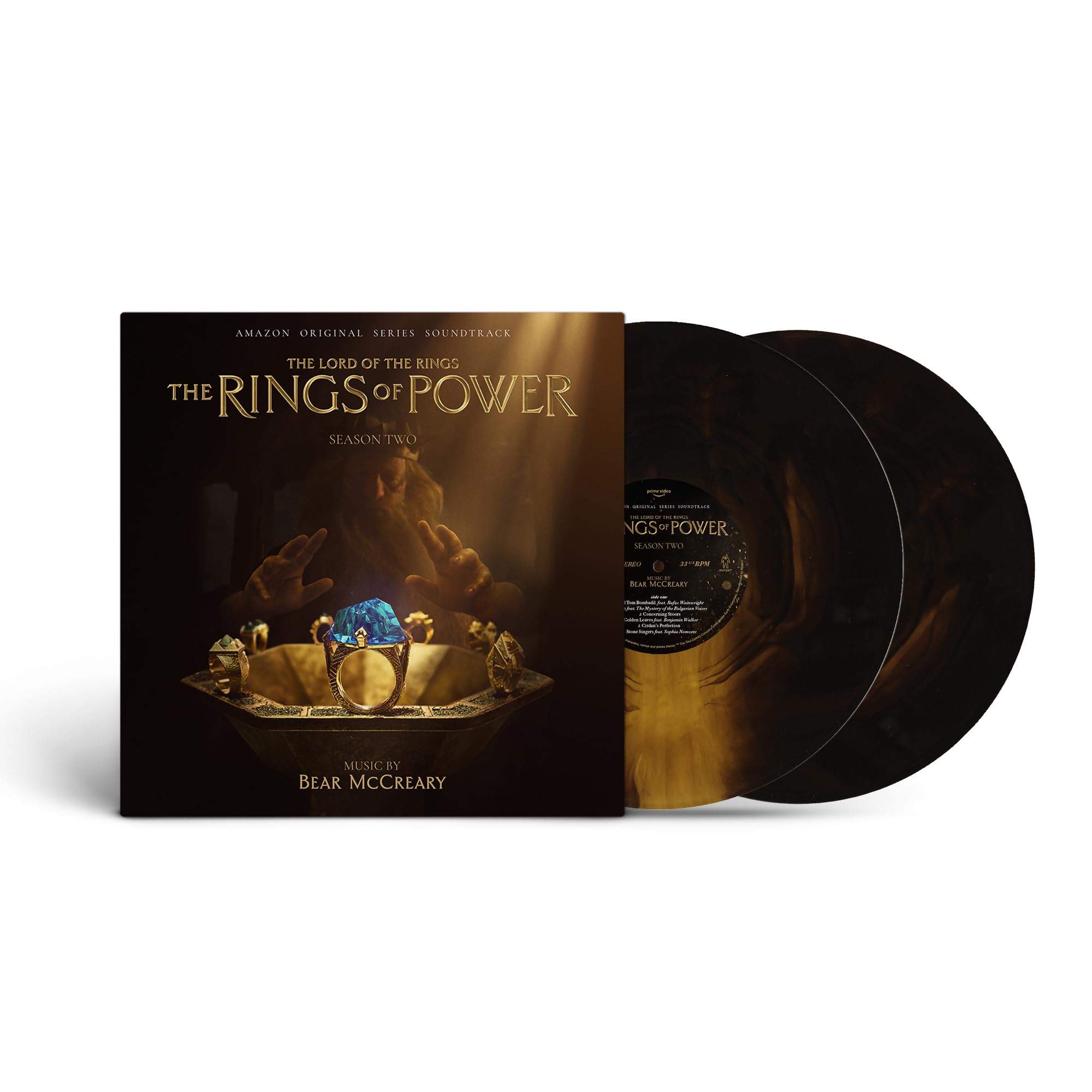 The Lord of the Rings: The Rings of Power (Season 2: Amazon Original Series Soundtrack) [AMZ EX] [black and gold galaxy vinyl] [VINYL]