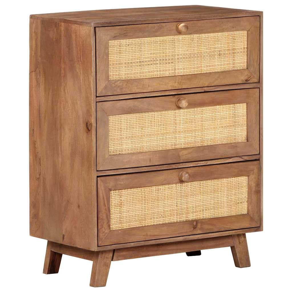Buffet 61 x 35 x 76 cm en bois massif de manguier