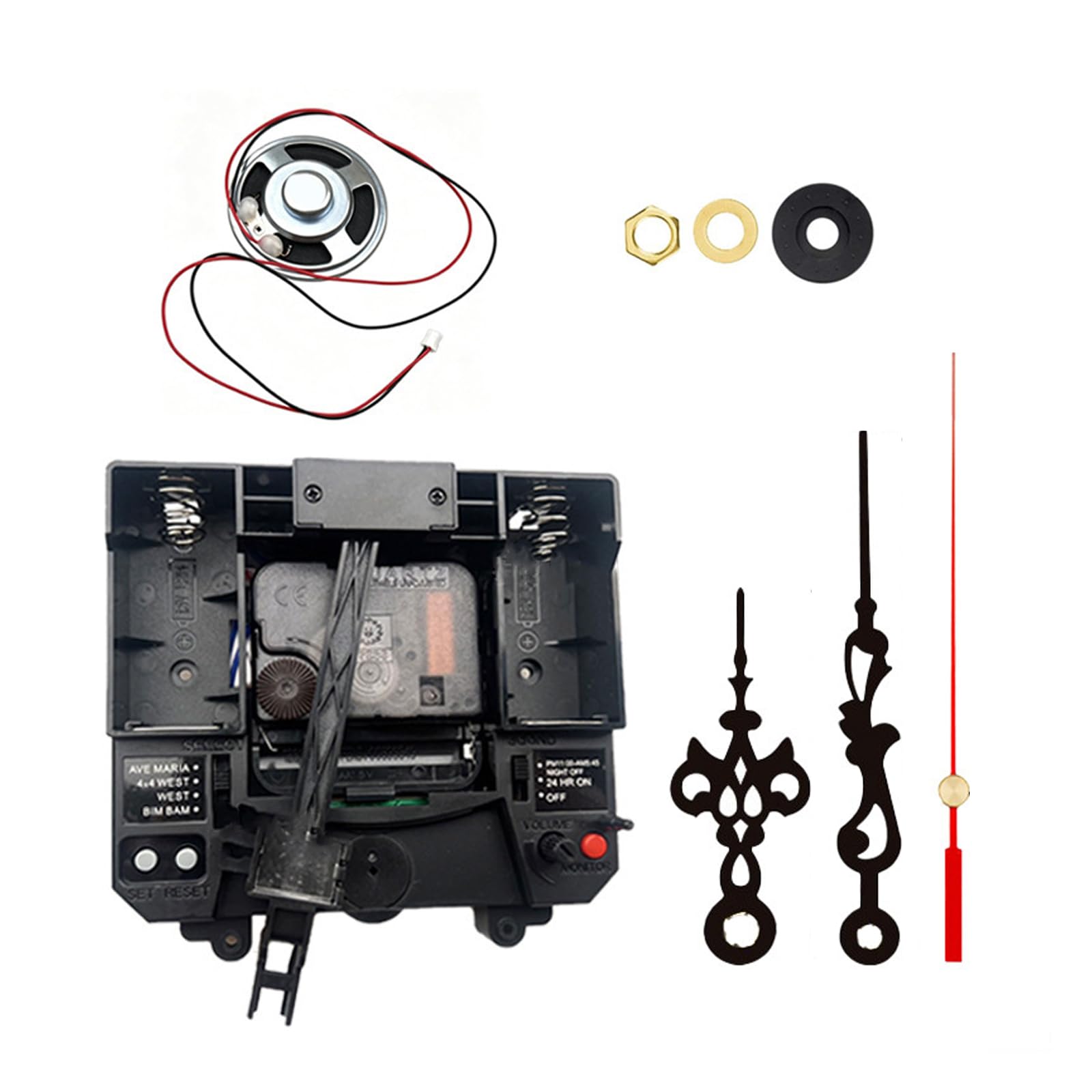 ZEPFJHE Pendulum Clock Movement Swing Wall Clock Motor Mechanism Repair for Swinging Wall Repair Parts