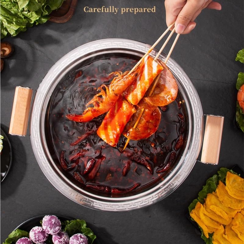 Scaldavivande for Buffet Tondo in Acciaio Inox