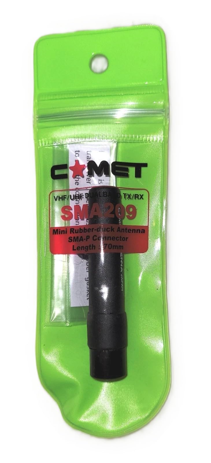 COMET アンテナ Comet Antena SMA 209 Dual Band 2M 70 cm Mini Flex HT com conector
