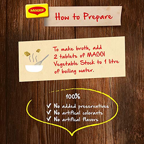 Image of Maggi Vegetable Stock ( Halal ) with Olive Oil 24 Cubes ( 24 X 20g ), 480g