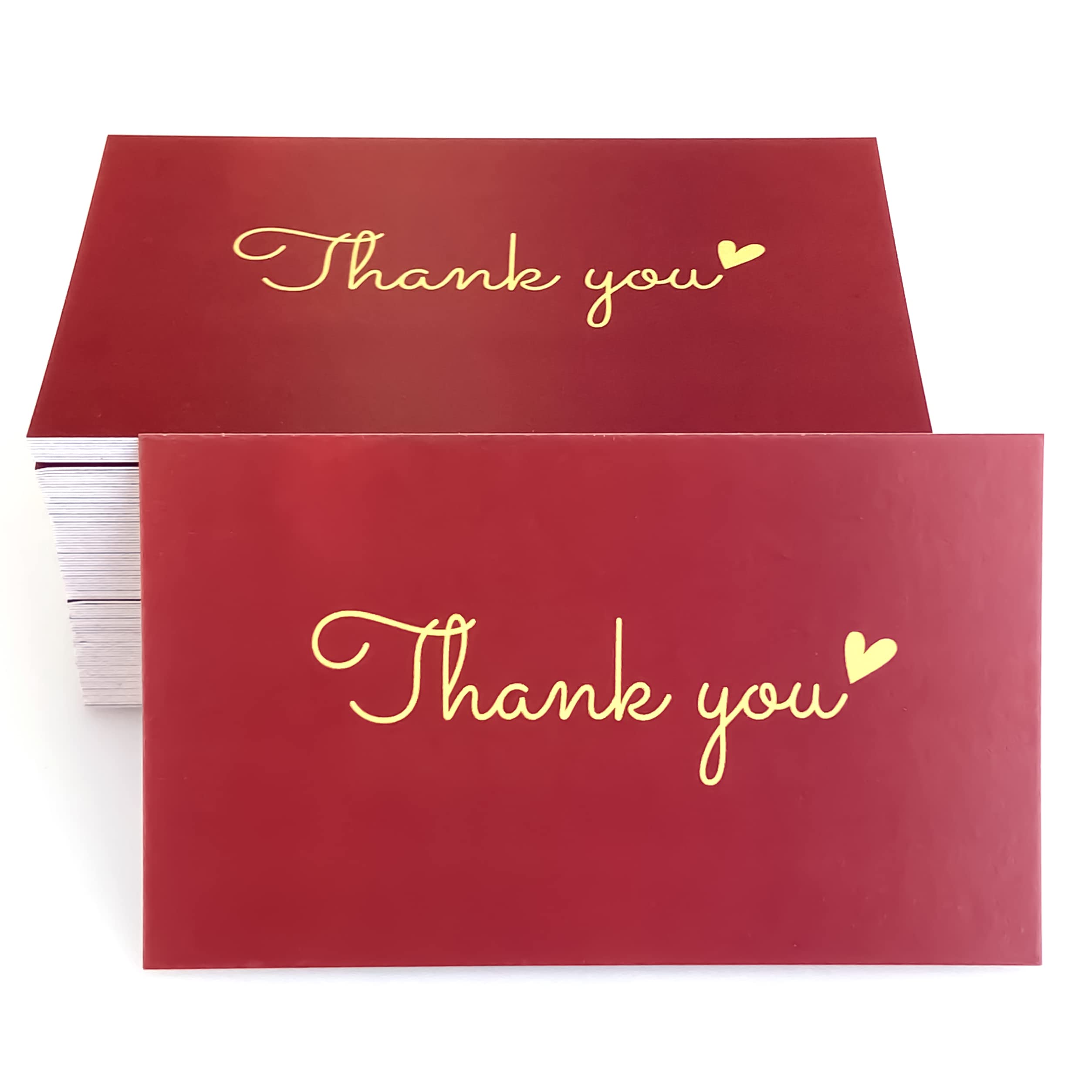 RXBC2011 100 Little Thank You Cards Gold Heart Costa Rica - View #14