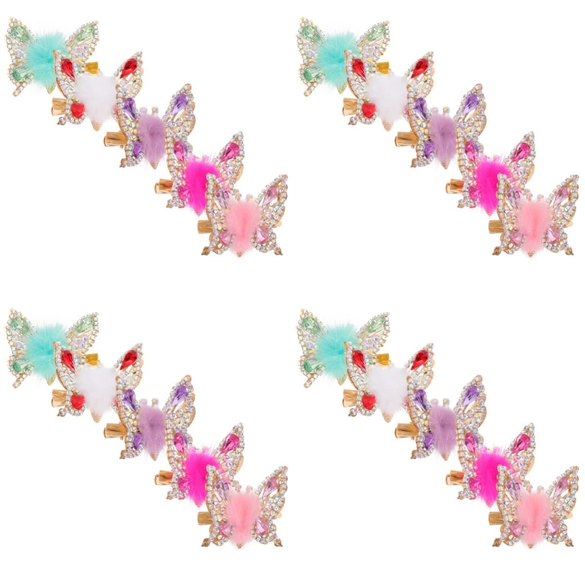 Barrettes à cheveux d'exception Beavorty accessoires de coiffure en strass éthérés - 8