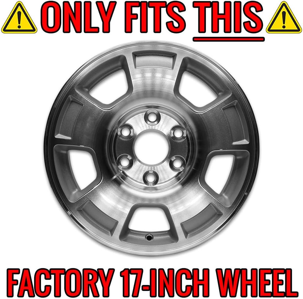 Set of 4 17" Chrome Wheel Skins for Chevy Silverado 1500 2007-2013