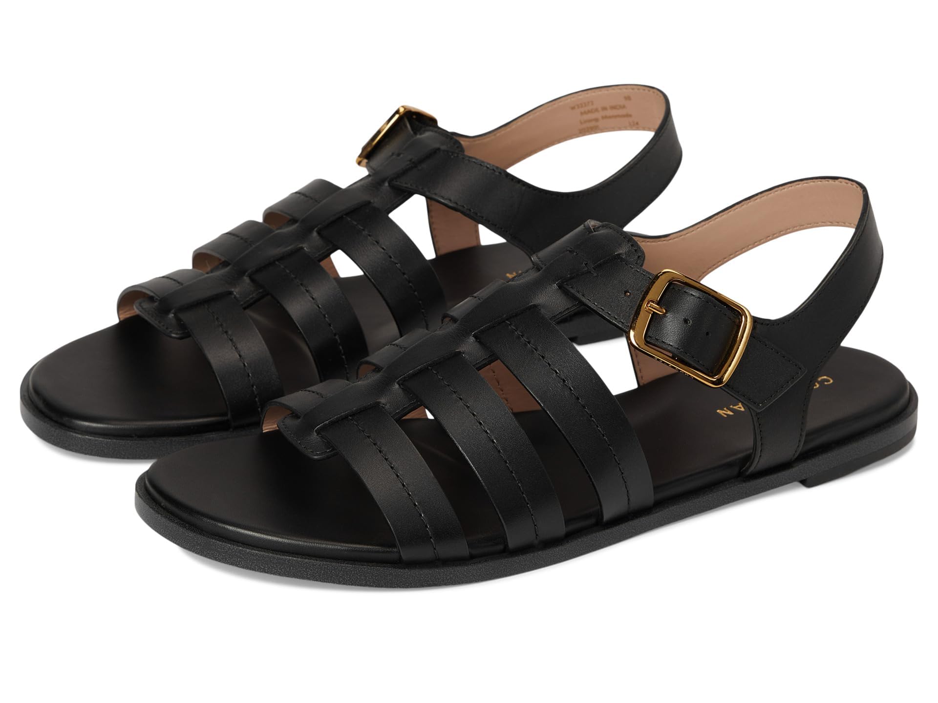 (取寄) コールハーン レディース フリン フィッシュマン サンダル Cole Haan women Flynn Fishman Sandals Black Leather 61j-lCU8jVL.jpg