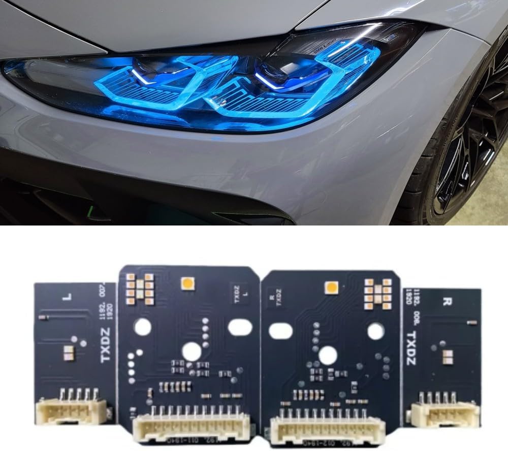 Ice Blue DRL LED Boards Fit for 2020 2021 2022 2023 G80 M3 G82 M4 G22 G23 G26 Laser Headlight Daytime Running Light, Only for USA Spec Laser Headlight, DRL Chips (Ice Blue)