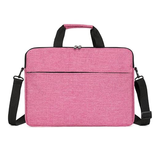 Laptop Sleeve Case 14 Inch, Durable Shockproof Protective Laptop Cover, Water Resistant Computer Carrying Bag, Rose Red