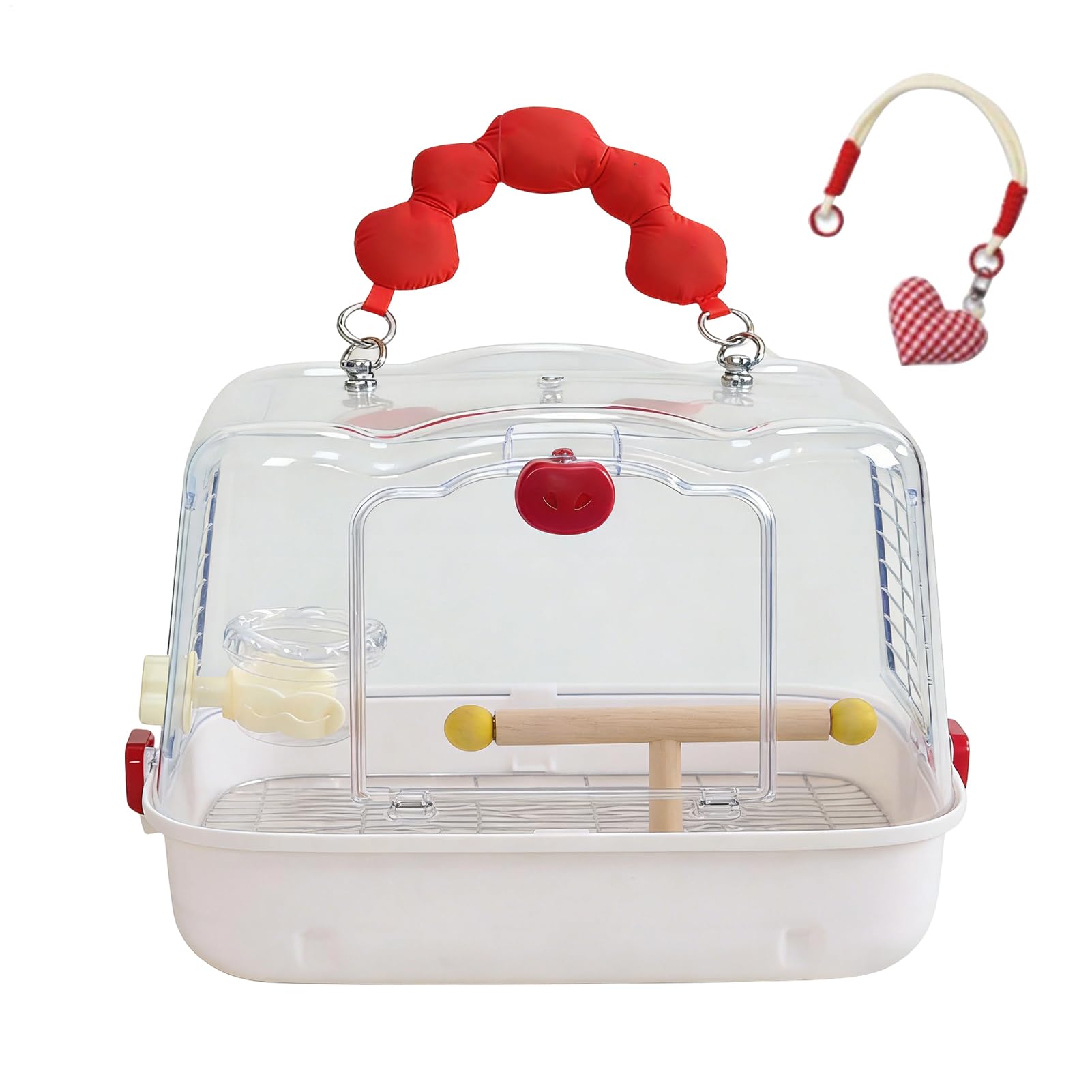 Jaula de Transporte para Aves de Viaje Bolsa de Transporte Ligera para | Mochila de Transporte para Periquitos Para Cacatúas Ninfa y Periquitos en Aventuras al Aire Libre, Paseos y Salidas