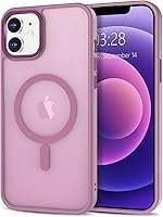 Vista 309 de Anuck - Funda magnética para iPhone 11 compatible con MagSafe, carcasa trasera mate translúcida dura, borde de TPU, delgada, resistente a impactos