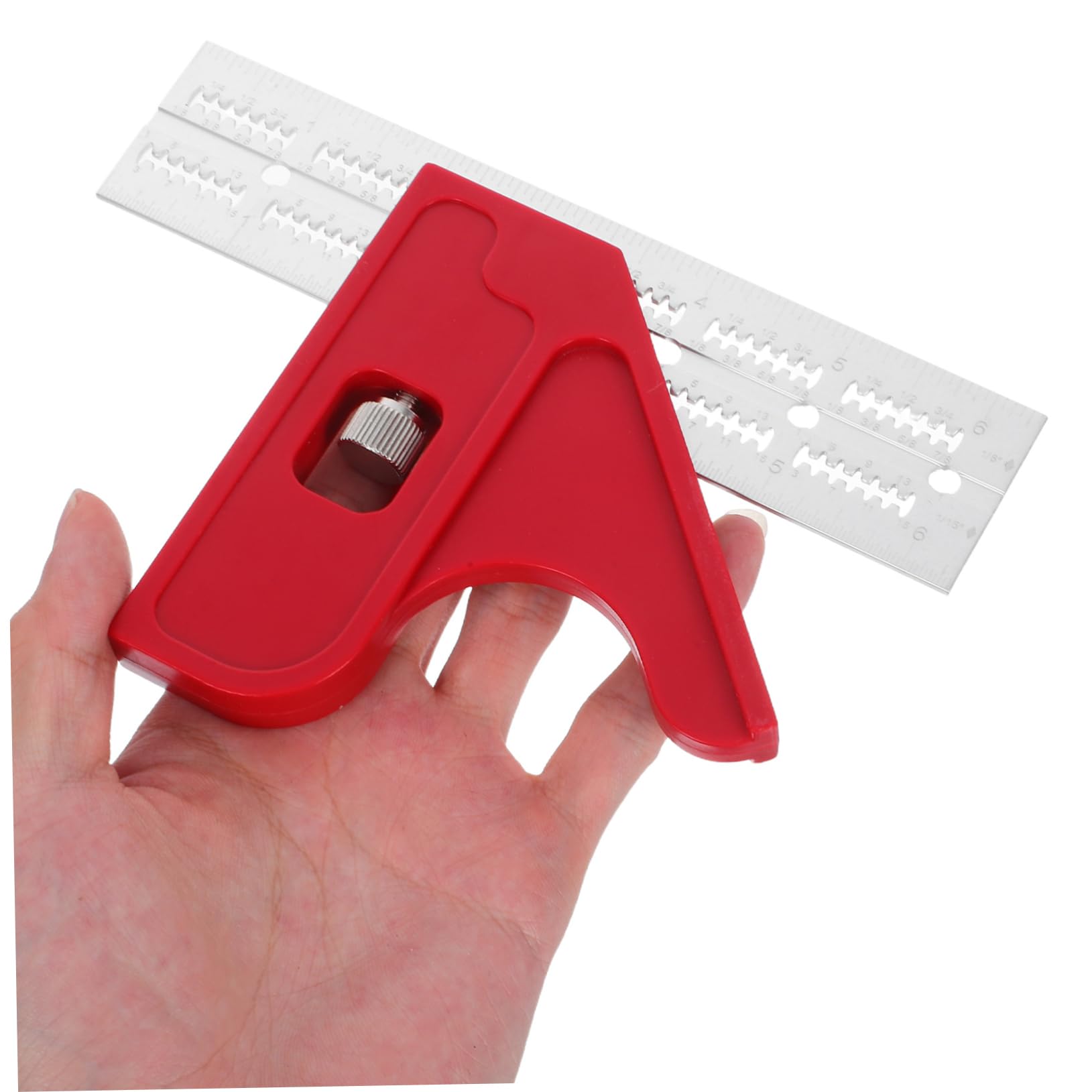 NUOBESTY 5 Pezzi Righello Falegnameria Multifunzione Strumento Misurazione Angolare Precisione per Lavori Costruzione e Design Portatile e Facile da Usare