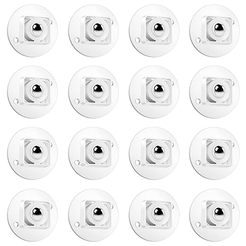Ruedas giratorias autoadhesivas, mini ruedas giratorias de acero inoxidable, rueda universal de rotación de 360 grados, polea adhesiva para