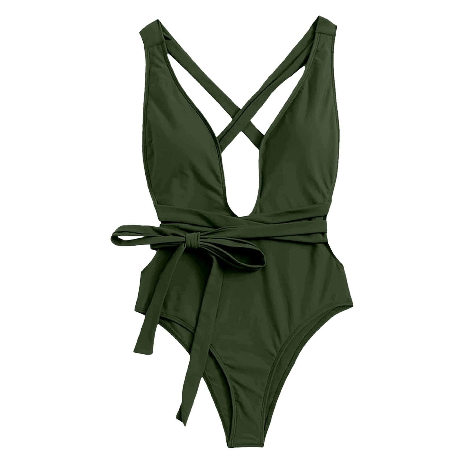 Costume da Bagno Monospalla da Donna, Bikini, Sexy, Monokini, Irregolare, Tinta Unita