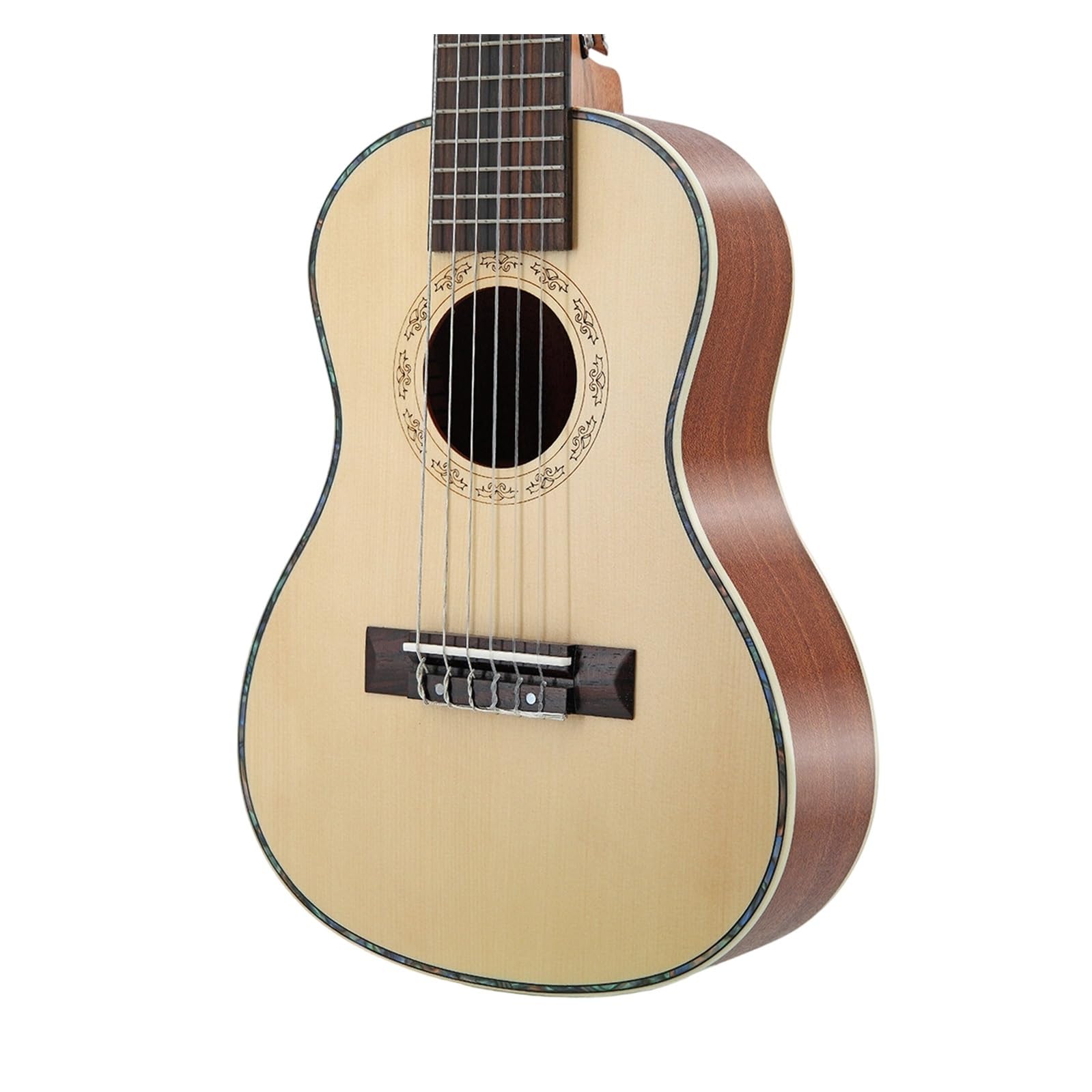 Ukulele Per Adulti Modello Da Prestazione Professionale Ukulele In Abete Rosso Sapele A 6 Corde Da 28 Pollici