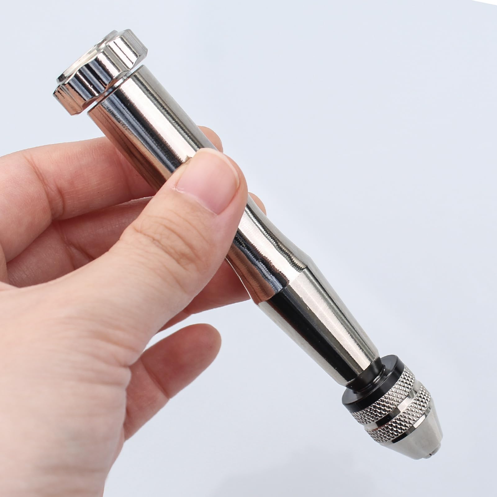 Set Trapani a Mano 10 Pezzi Punte Elicoidali 0.8-3.0mm per Modellismo Legno Fai Da Te Gioielli Argento