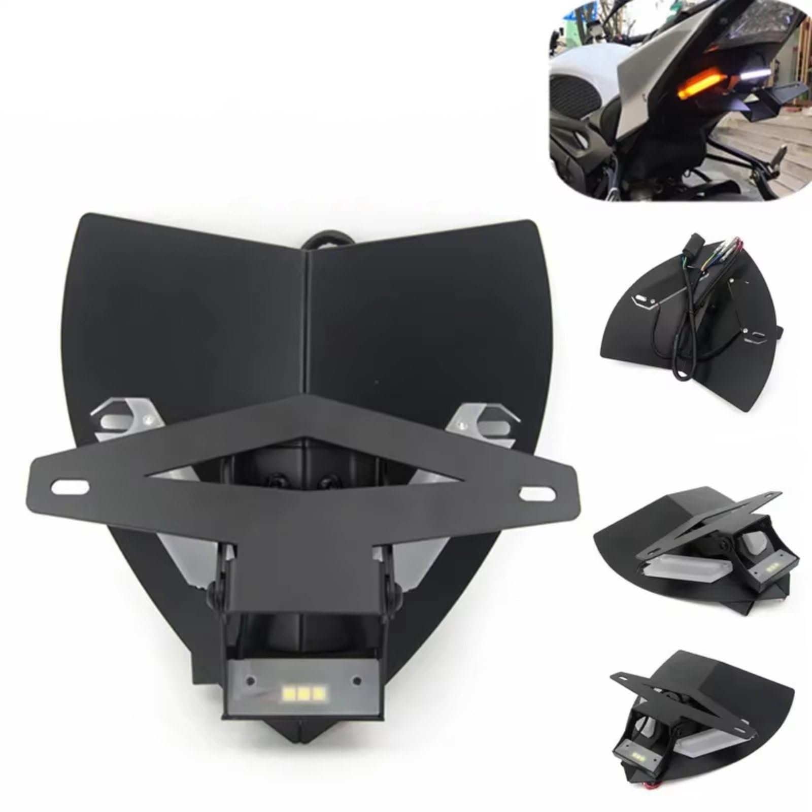 Tail Tidy Per Eliminator Portatarga Per Moto Telaio Leggero Compatibile Con Per S1000R Per S1000RR 2009-2014 Supporto Targa Moto
