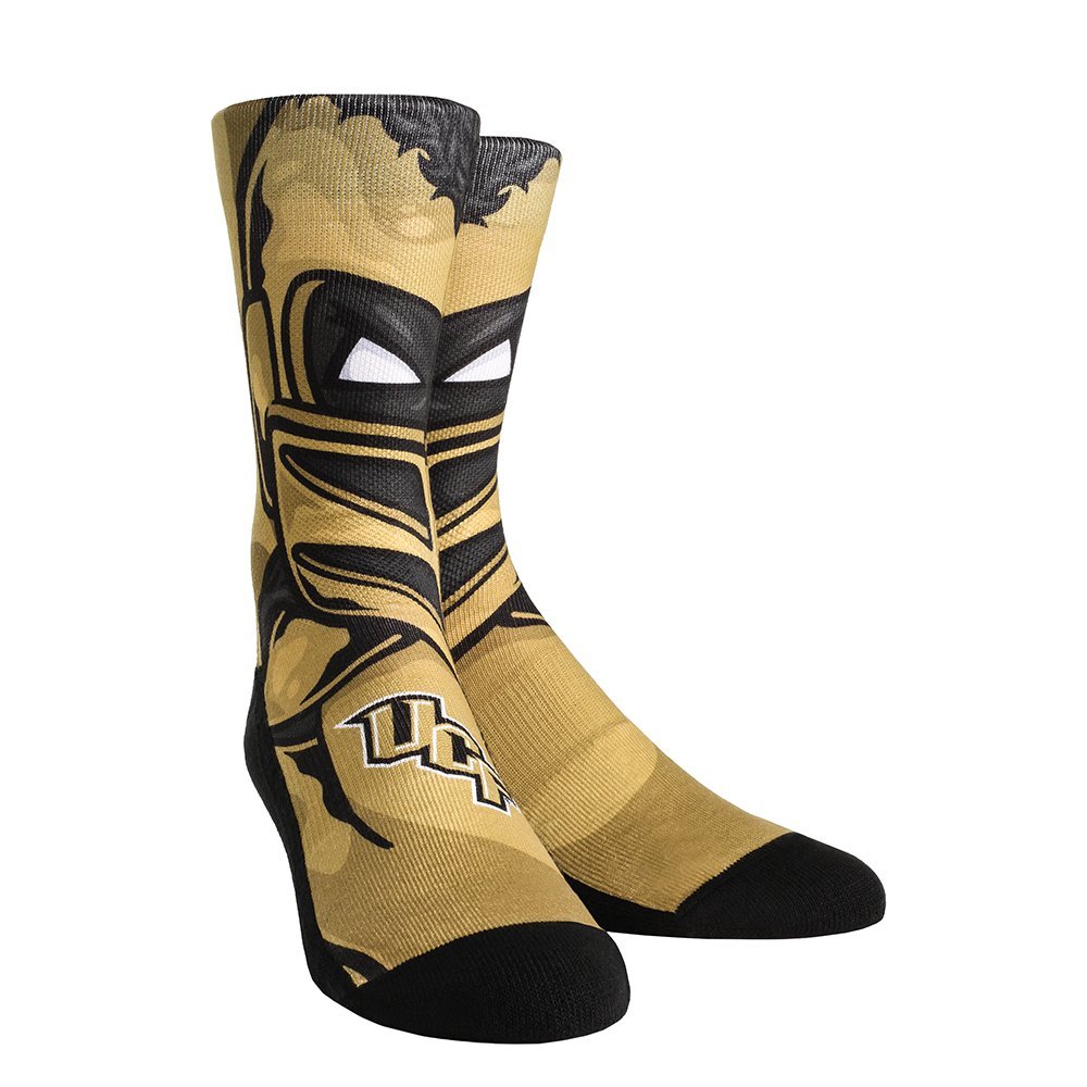 NCAA UCF - Knightro Mascot Socks (L-XL)