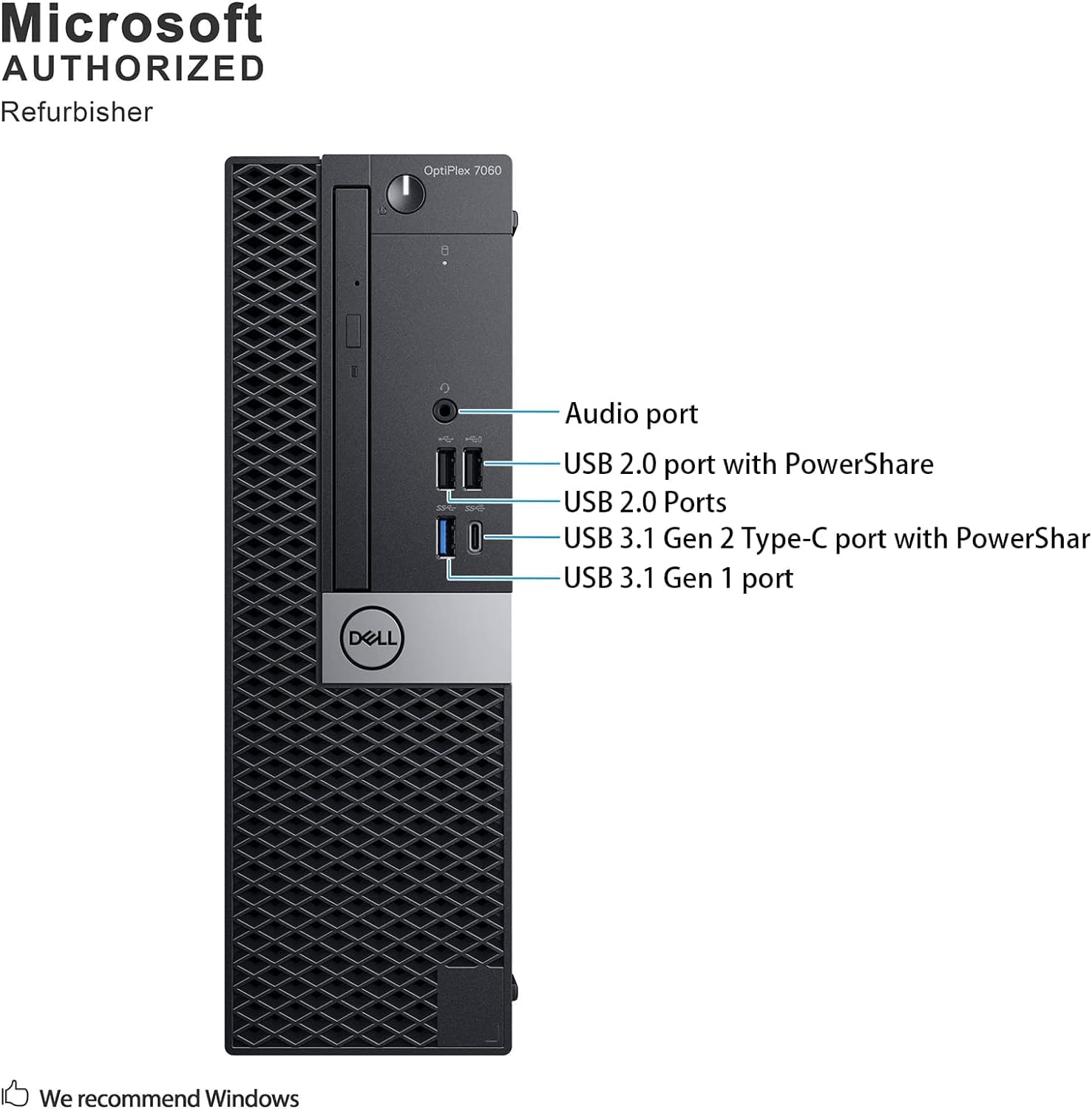 Amazon.com: Dell Optiplex 7060 Small Form Factor Desktop Computer