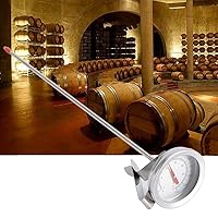 Vista 4 de Termómetro de vino de hervidor de agua con clip en el dial Termómetro Home Brew Vino BierherThermometer