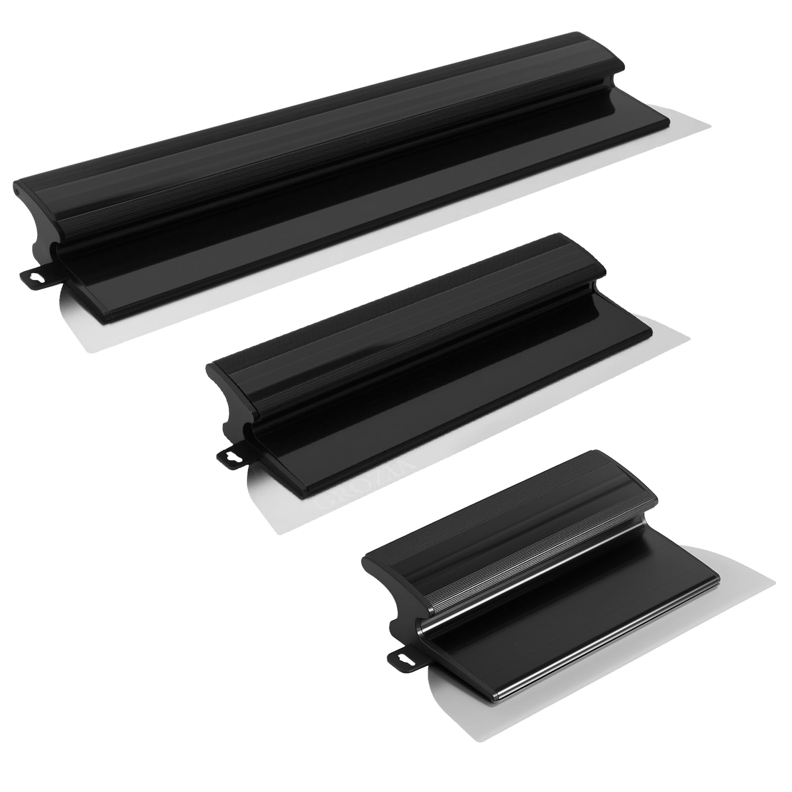 3PCS Skimming Blade,Wall Smear, Durable Premium Smear Stainless Steel Coated Scraper Tool with Z-Shaped Handle for Smoothing and Finishing Concrete Wall Panel Wall Smear Skimming Blade(25/40/60cm) — image 1