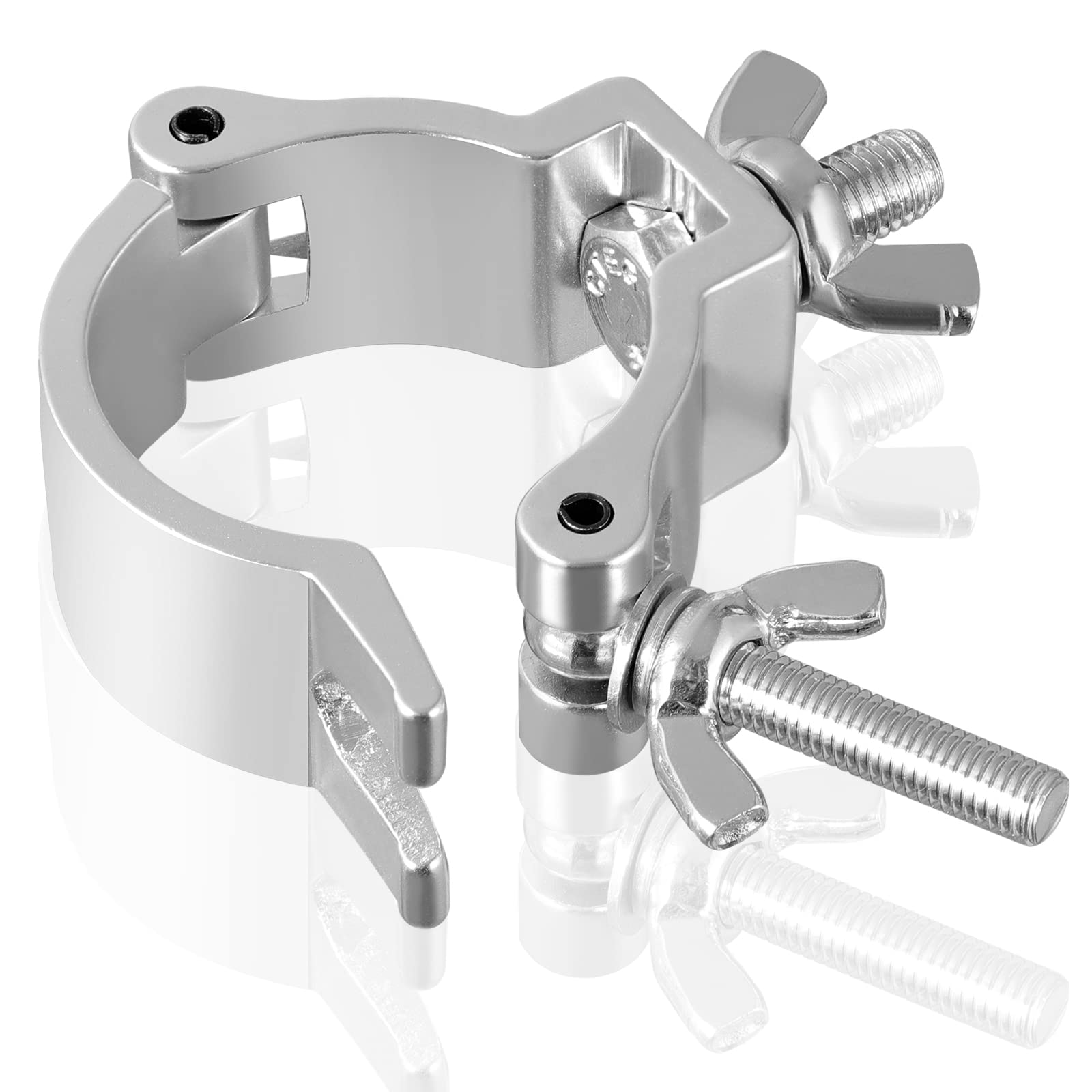 Morsetto per Luci da Palcoscenico, 10Pezzi Eyeshot 50mm Morsetti Luci per traliccio di Alta Qualità Con Certificazione TUV, Capacità di Carico 100kg Morsetti, Adatto per Tubi da 48-52 mm