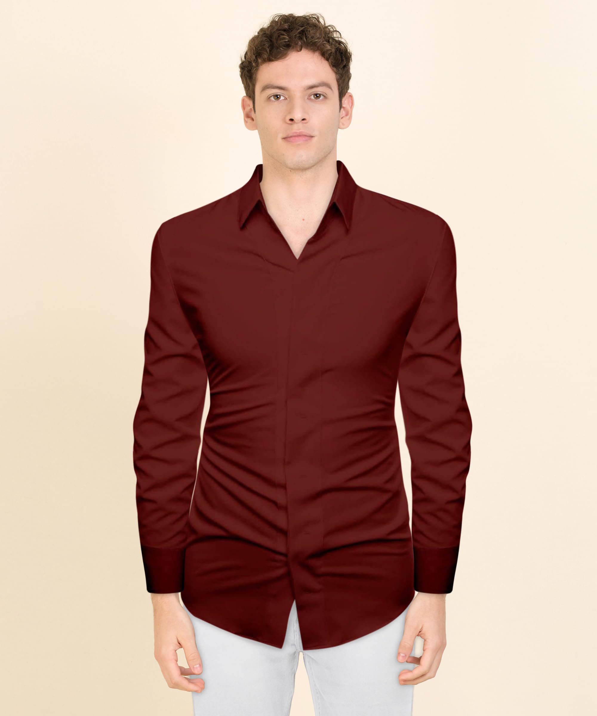 Polycotton Solid Shirt Fabric (Unstitched) UShirt Lpopty-picture-42