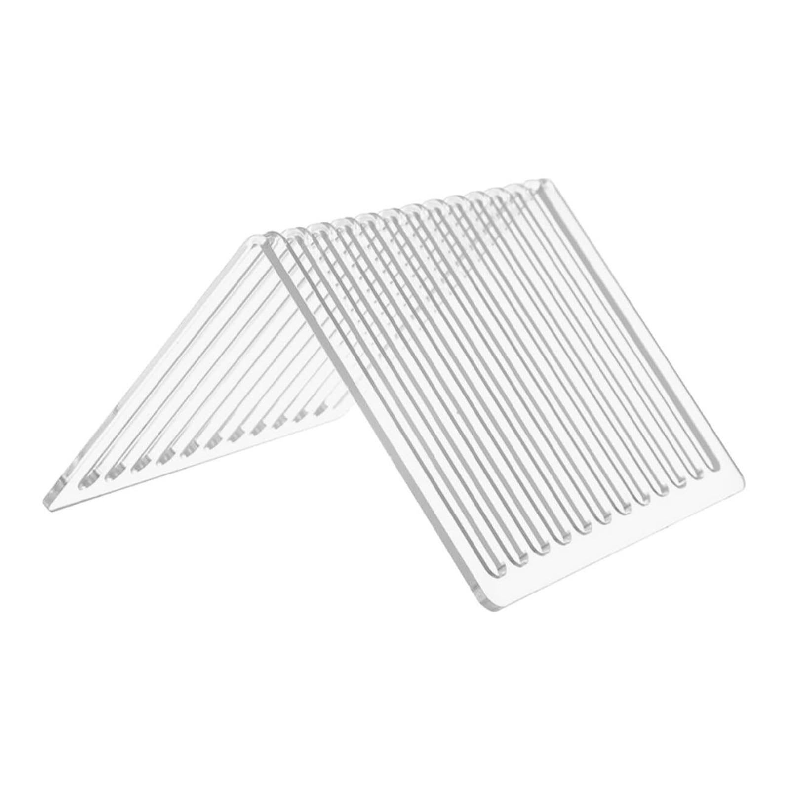 Ptasccne Acrylic Triangle Magazines Rack Transparent Desktop Record Magazines Holder, for Books Home Office Decor magazine rack