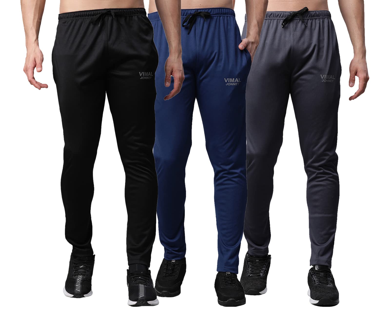 Vimal Jonney Mens Slim Fit Multicolored Track Pants S (B09ZDKB61G) Amazon Price History, Amazon Price Tracker