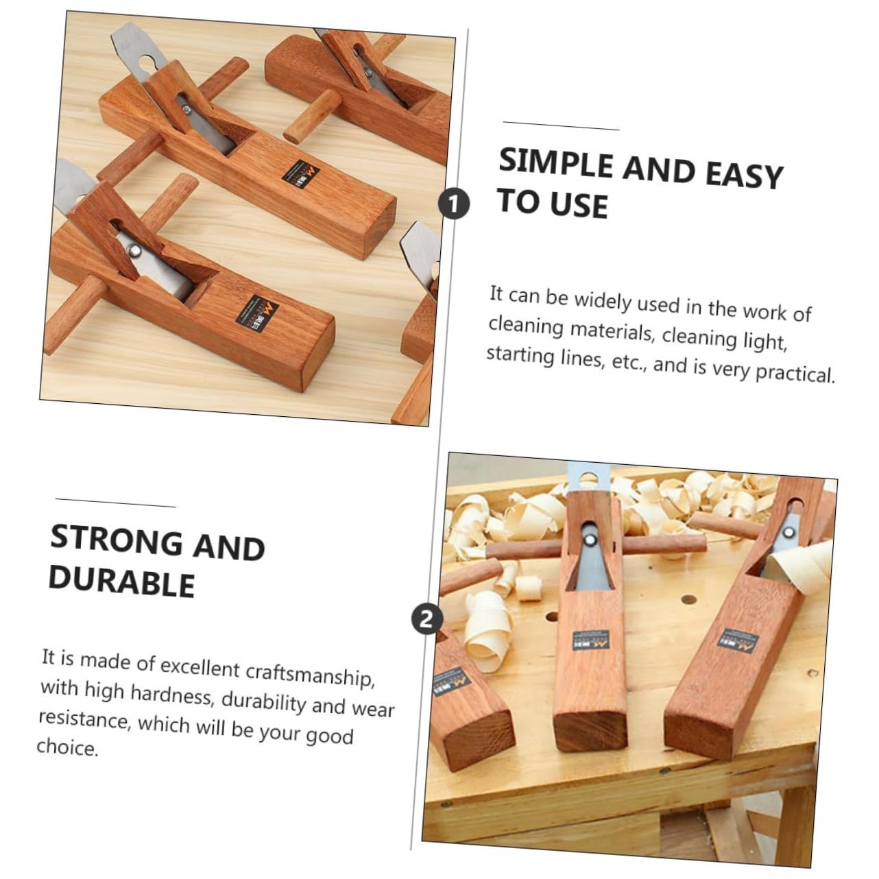 Pialletto Manuale per Lavorazione Legno, Utensile da Falegname