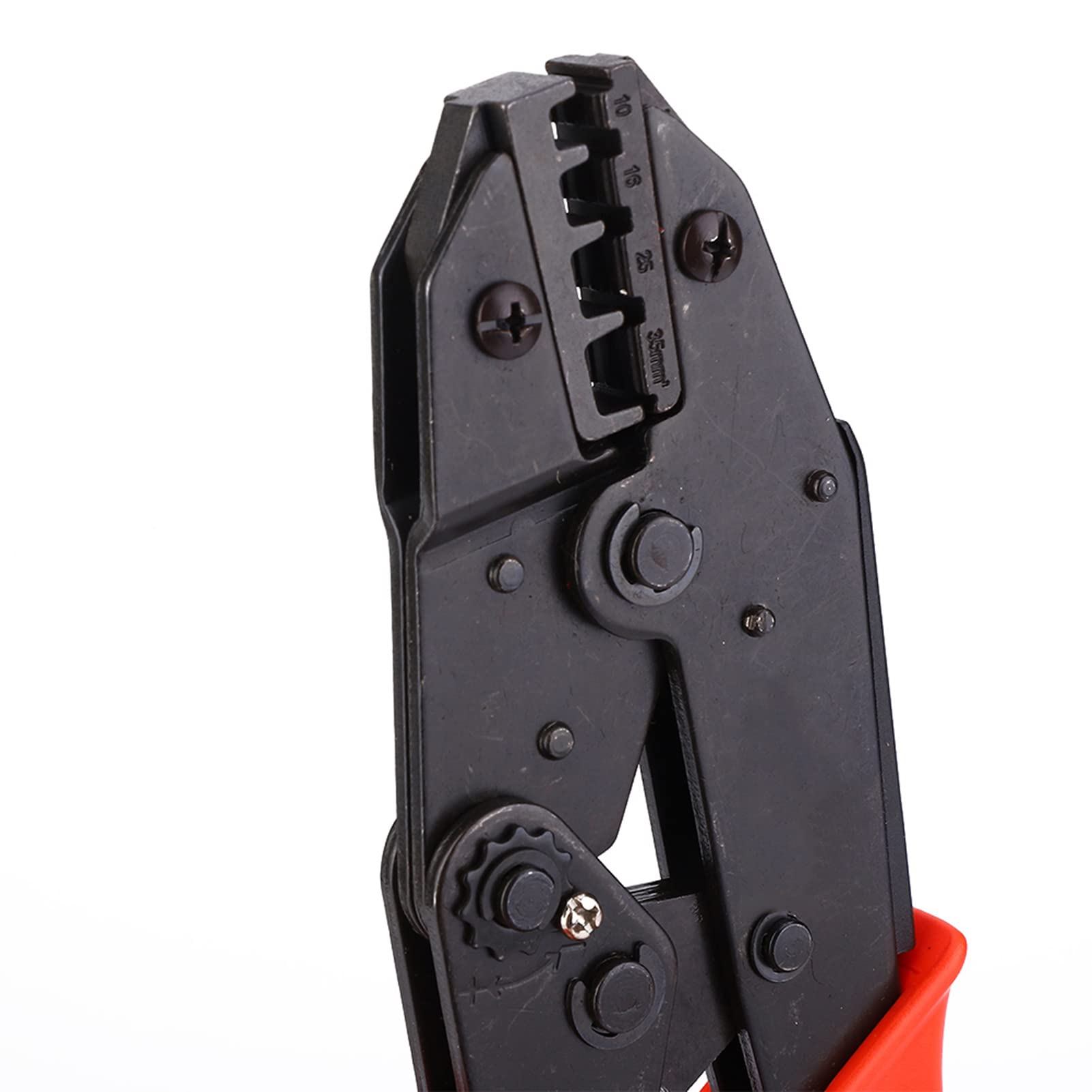 Pinza crimpatrice per crimpatura, 10-35 mm², 8-2 AWG, per crimpare i terminali del tubo per lo strumento pre-isolato per terminali pre-isolati
