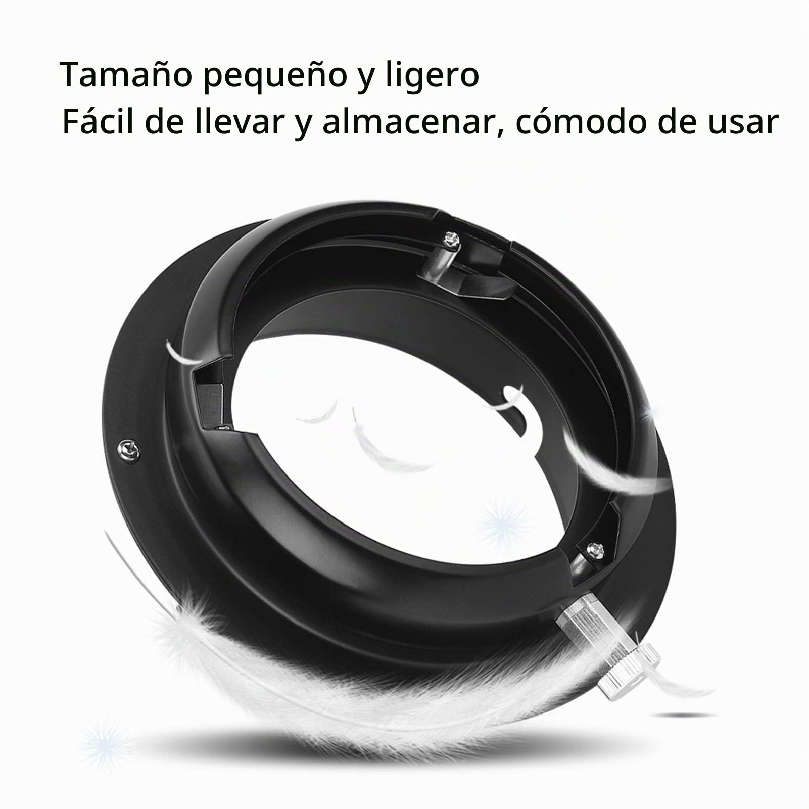 Convertidor de Anillo Adaptador de Luz de Fotografía para Montura Elinchrom para Montura Bowens Luz de Flash Softbox Anillo Adaptador de Lente de Cámara Accesorio de Aleación