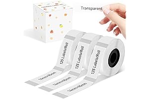Clear D30 Transparent Label Maker Tape for Multi-Purpose Labeling