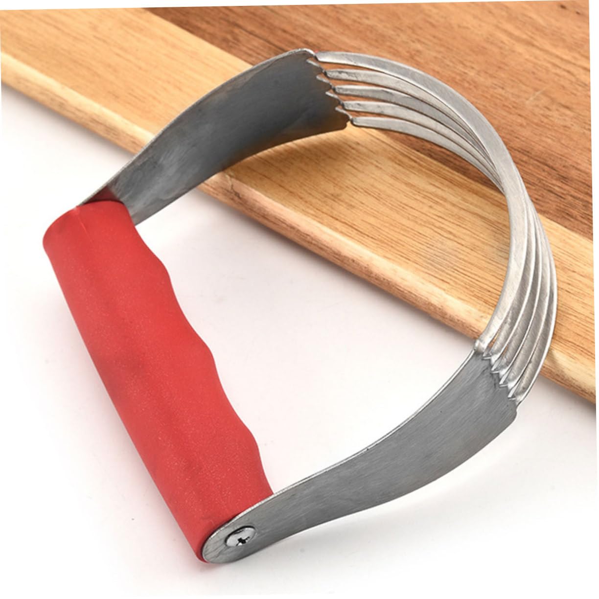 HOLIDYOYO Handheld Dough Blender Pastry Cutter Stainless Steel Efficient for Mixing Baking and Cooking