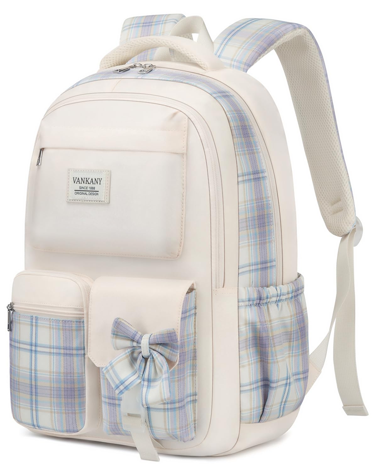 VANKANY Schoolbag for Teen Girls, Cute Book Bag Backpack with 17.3in Laptop Compartment for Big Student Women College Mochilas Escolares para Niñas (