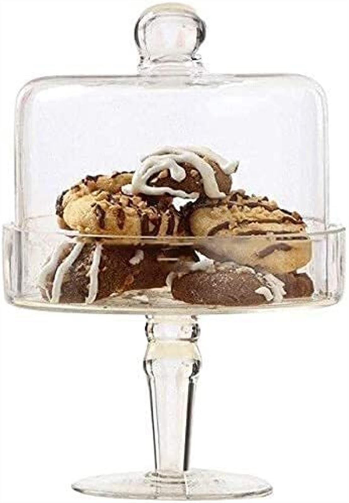 Plateau à gâteau en verre idéal pour le service des sandwichs au café