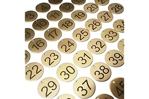 Numbered Brass Tags: Convenient and Durable Identification