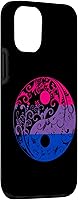 Vista 3 de iPhone 14 Pro Bi Pride Yin Yang Bisexual Bisexualidad Bisexual Orgullo Bisexual Funda LGBTQ