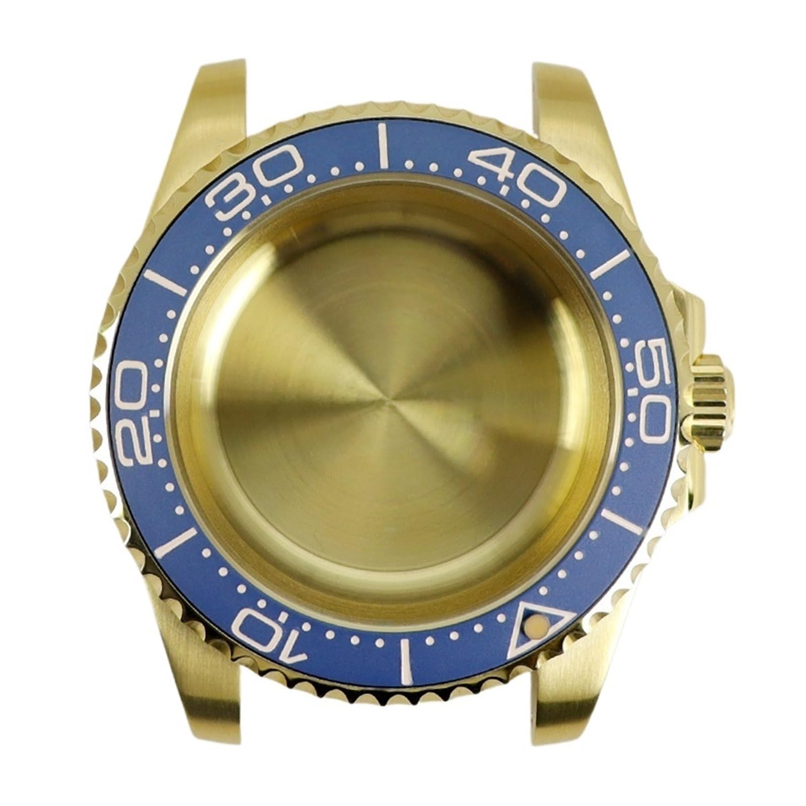 1 szt. 40 mm złota koperta zegarka Jednokierunkowa ramka do części Miyota8215 Sapphire