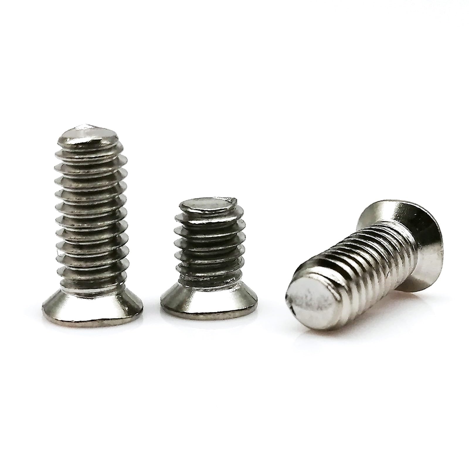 Viti autofilettanti, 50 pezzi, M1,6, M2, M2,5, M3, M4, 304, A2-70, in acciaio inox non standard, a croce Phillips, a testa svasata, piatta, a testa piccola, M4 x 10 x 5,5 mm