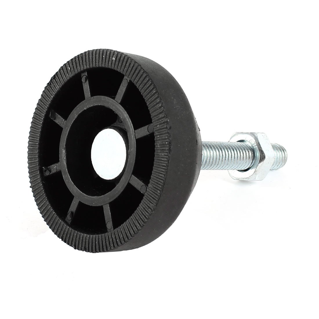 Silver Tone 8mm Thread 50mm Plastic Base Furniture Leveling Glide Foot id a42 6e5 aa6 c68 aeb