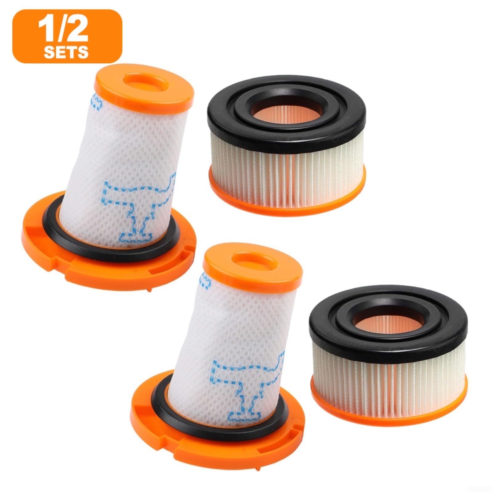 Filtro HEPA di ricambio per scopa X-Force per Flex 12.60 Neo 13.60 14.80, accessori per aspirapolvere, filtri lavabili e riutilizzabili (2 set)