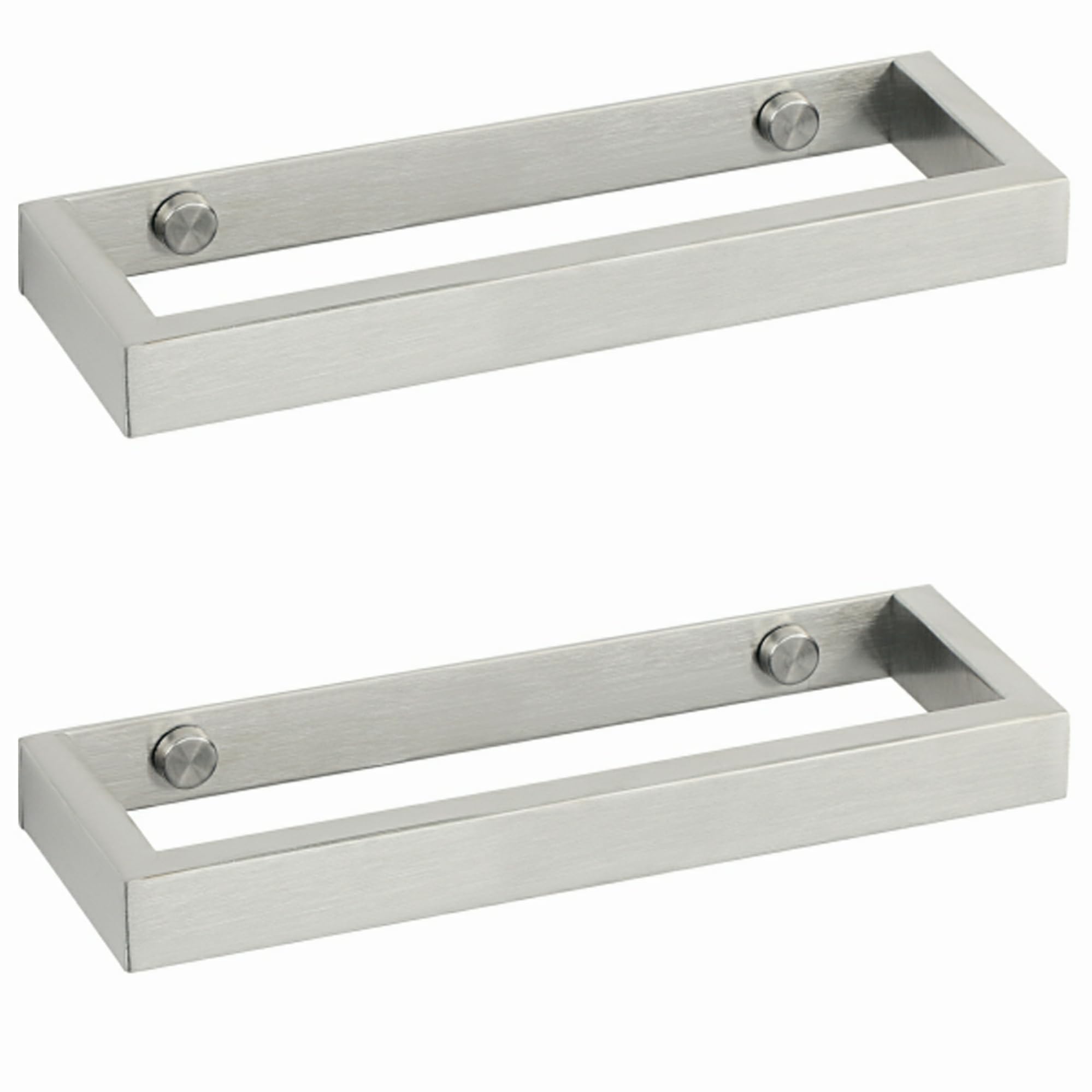Alise 8'' Hand Towel Holder Towel Bar Wall Mount,Brushed Nickel,Pack of 2