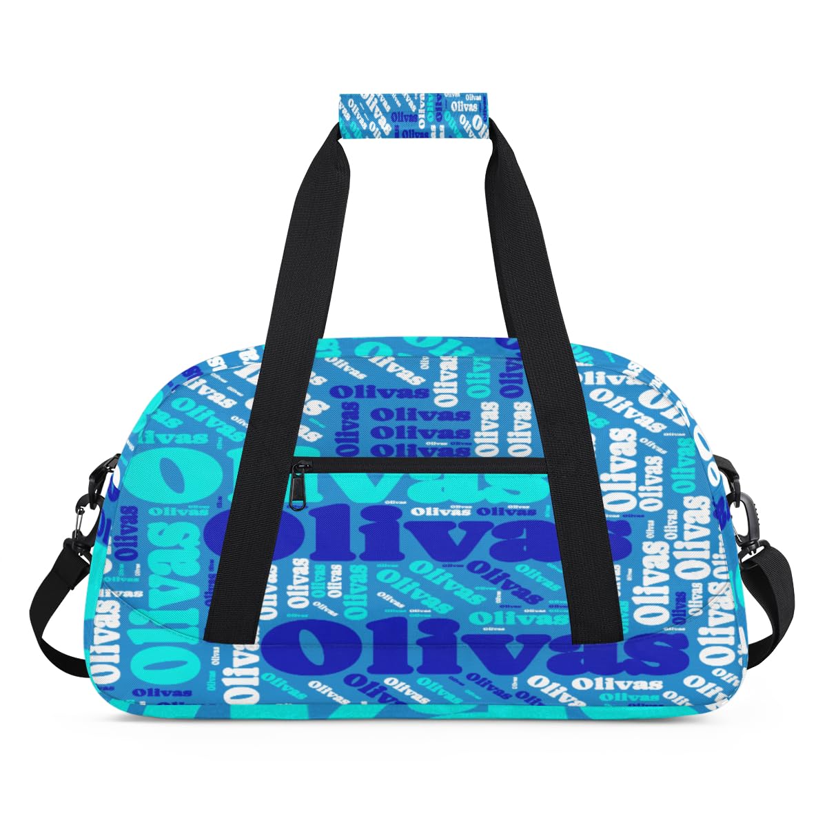 Personalized Dance Bag Gymnastics Bag for Girl, Custom Sport Duffel Bag for Boy, Kids Gym Bag Weekender Bags for Travel Sport Blue Green