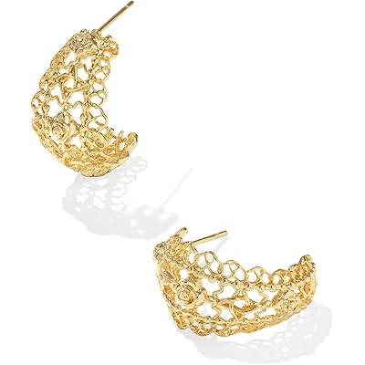 Серьги Kendra Scott Krista Lace Huggie Earrings